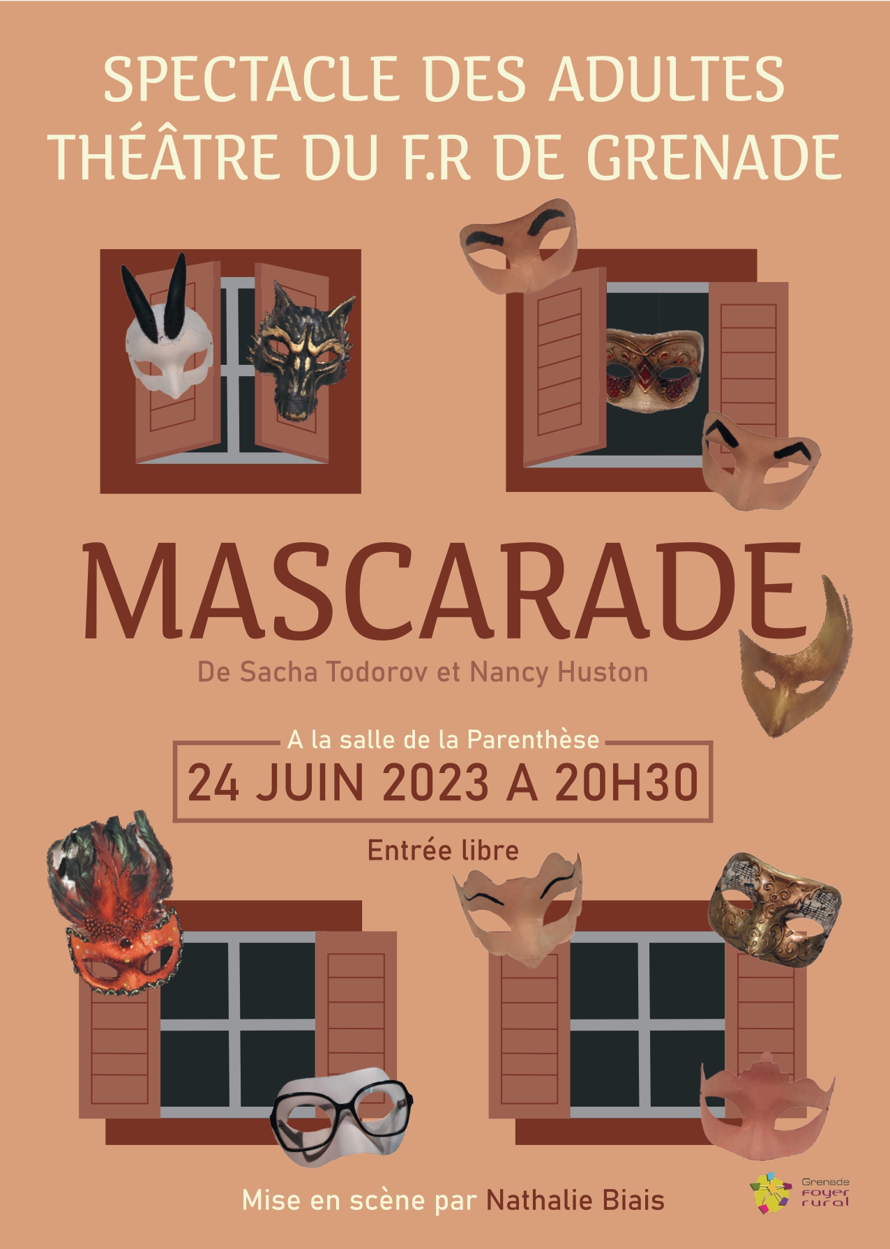 Affiche MASCARADE A4