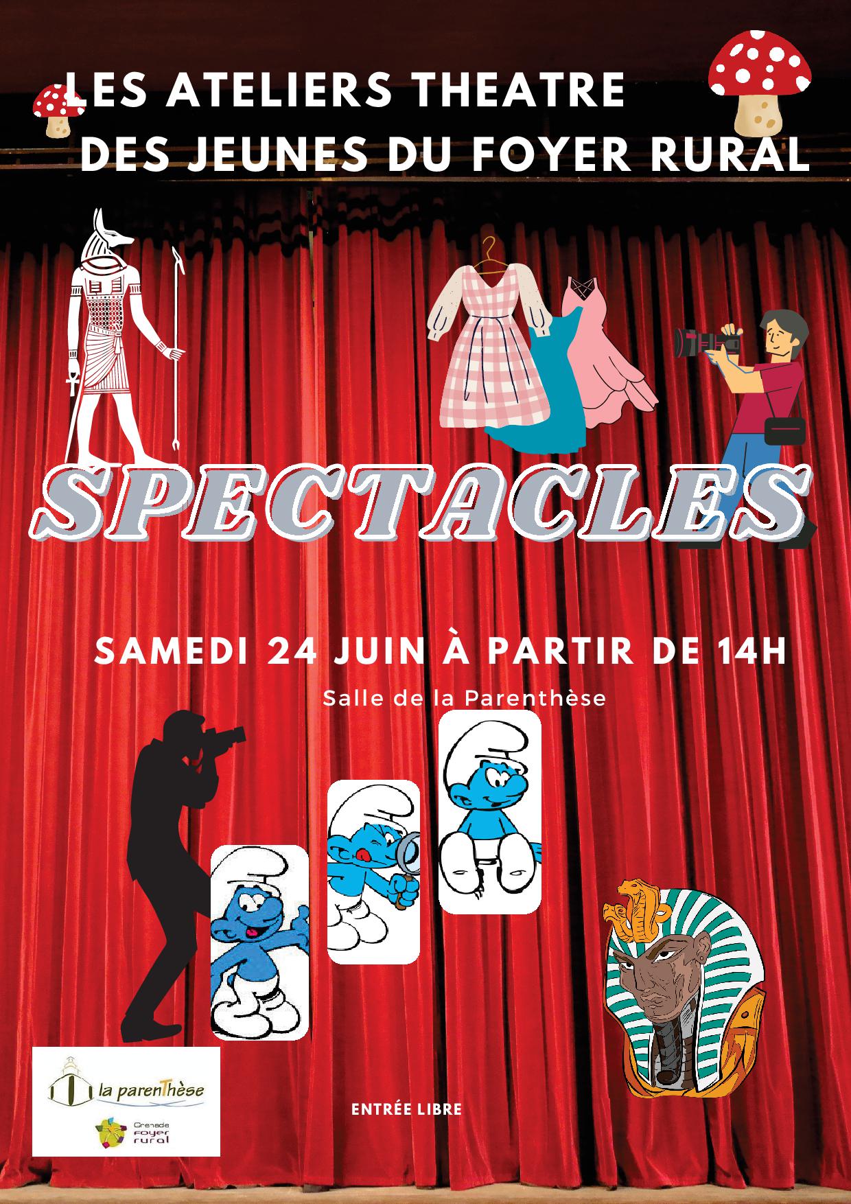 les atelliers theatre du foyer rural